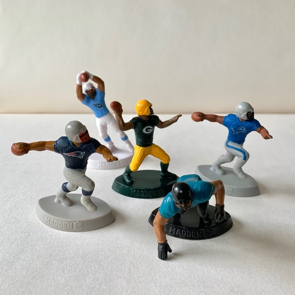 Madden NFL 5 Football Mini Figures, 2014, McDonalds, Assorted Set of 5 - Picture 1 of 15